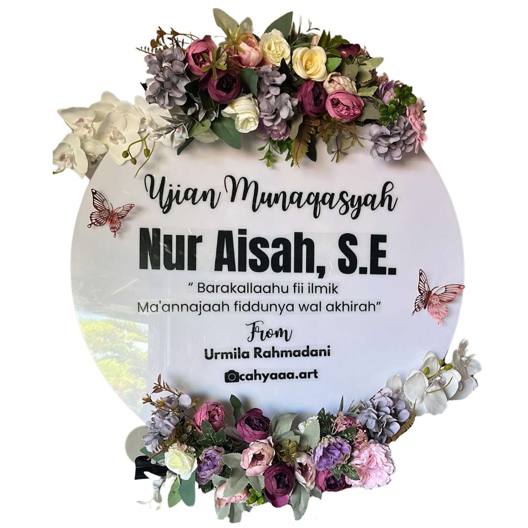 Papan Akrilik Ucapan